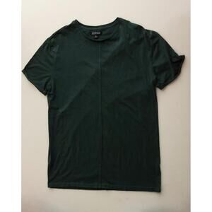 Elwood Oversize Green Organic Cotton T-Shirt Men's Large